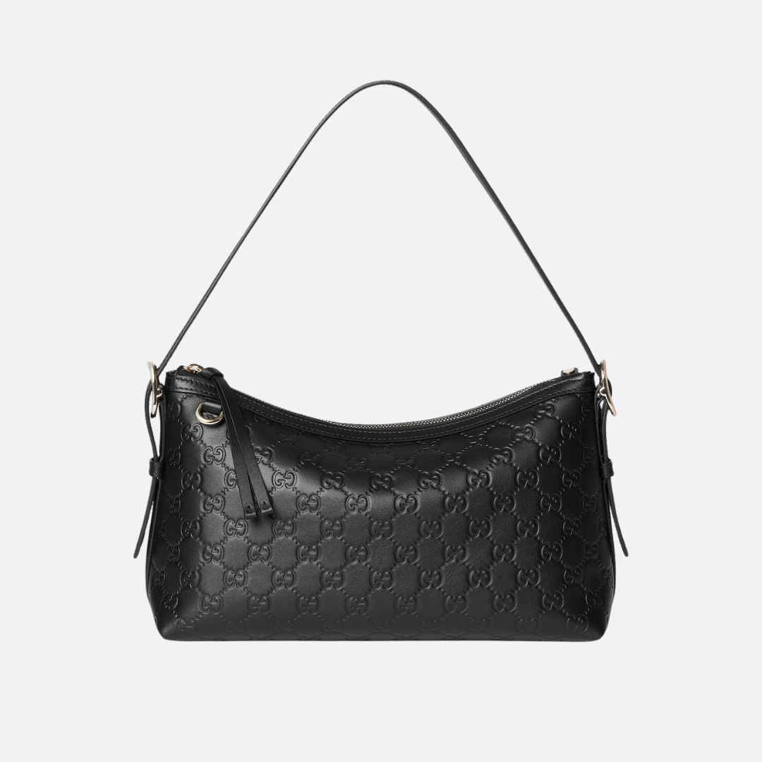 MITTELGROSSE GG EMBLEM SCHULTERTASCHE GUCCI