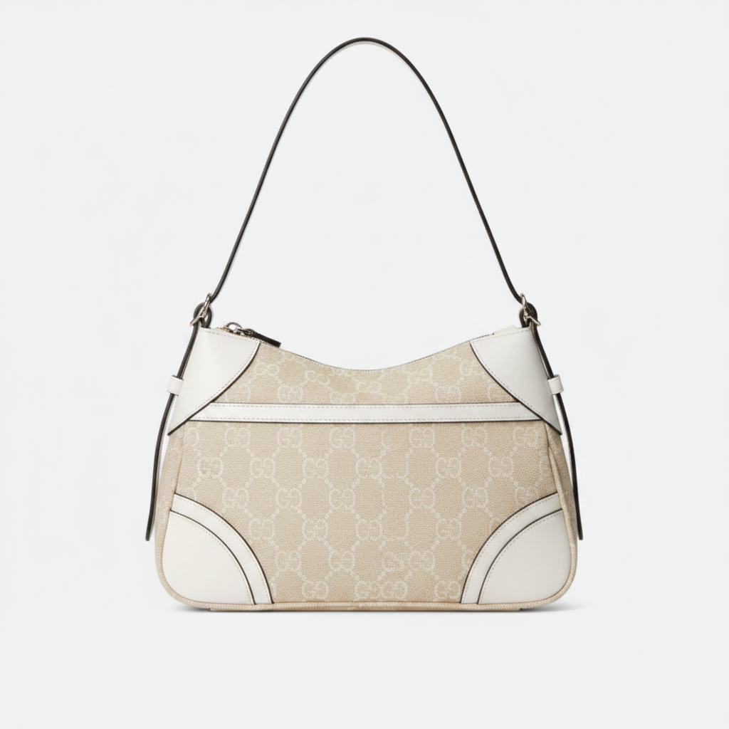 Embossed Leather Shoulder Bag