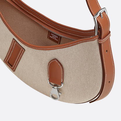 P'TIT ARÇON TASCHE AUS TOILE & LEDER HERMÈS