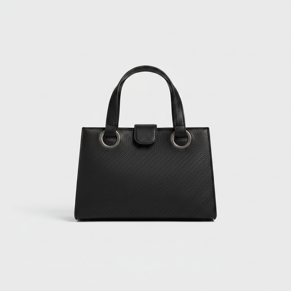 Medium Sized Calfskin Leather Handbag